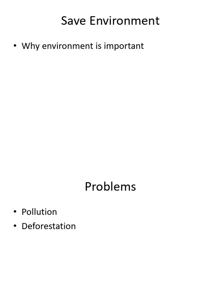 Save Environment 2 | PDF
