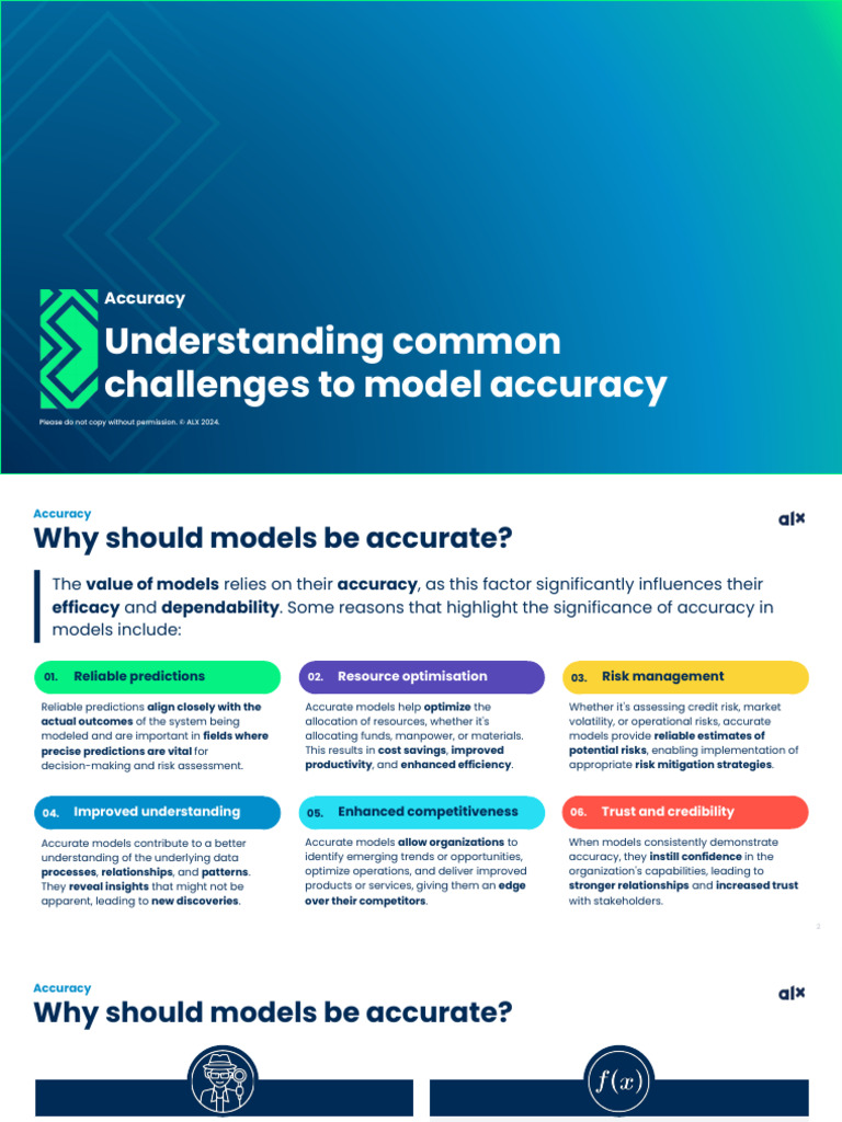Understanding Common Challenges To Model Accuracy (Slides) | PDF ...