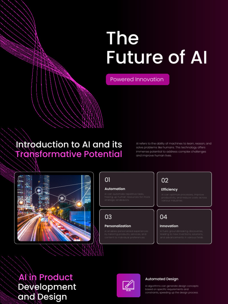 Pink and Black Gradient Technology Keynote Presentation | PDF ...
