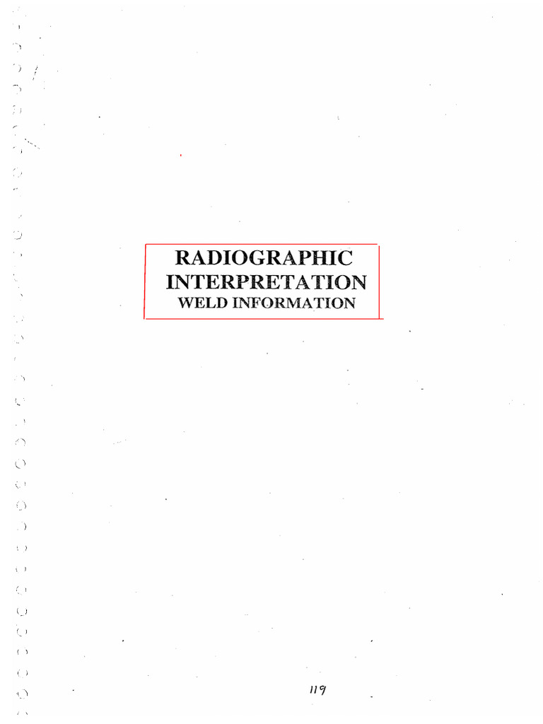 PCN Radiographic Interpretation Level II | PDF