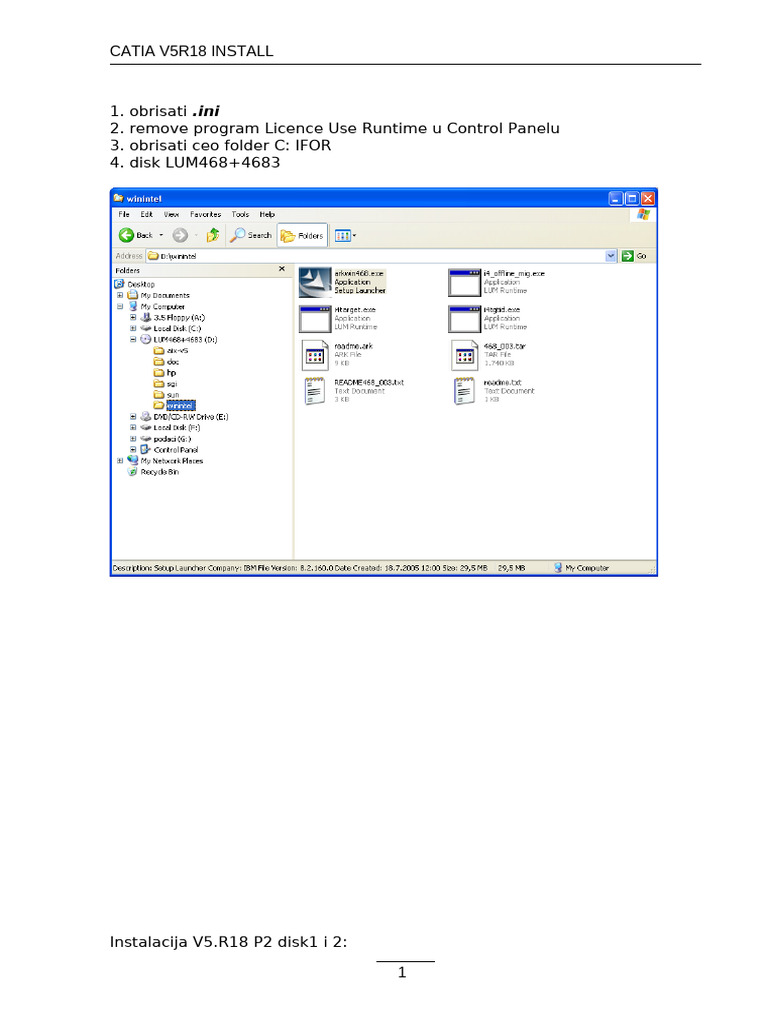 CATIA V5R18 Installation Guide | PDF | Software | System Software