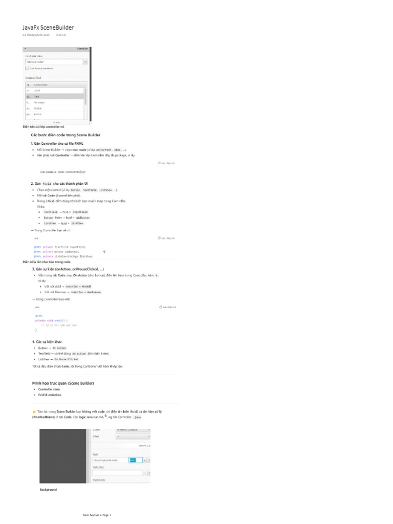 JavaFx SceneBuilder | PDF