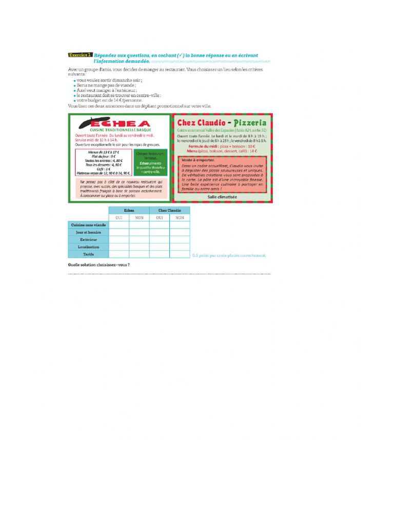 Reading Exercise 11 | PDF
