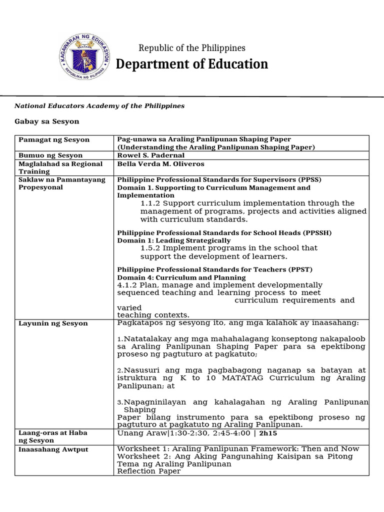 Session 4-SG - AP Shaping Paper | PDF