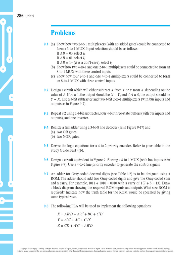 Multiplexer and Logic Circuit Designs | PDF | Electronic Engineering ...