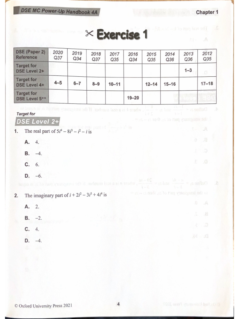 DSE Level 2-5 Math Practice Handbook | PDF | Chess Theory | Chess