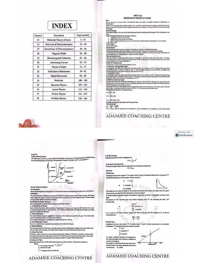 Physics 12 Adamjee | PDF