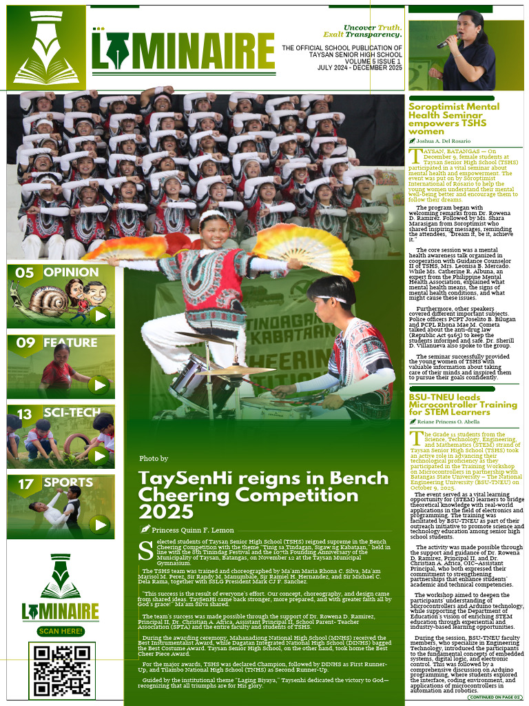 TSHS Women Empowerment Seminar 2024 | PDF | Learning