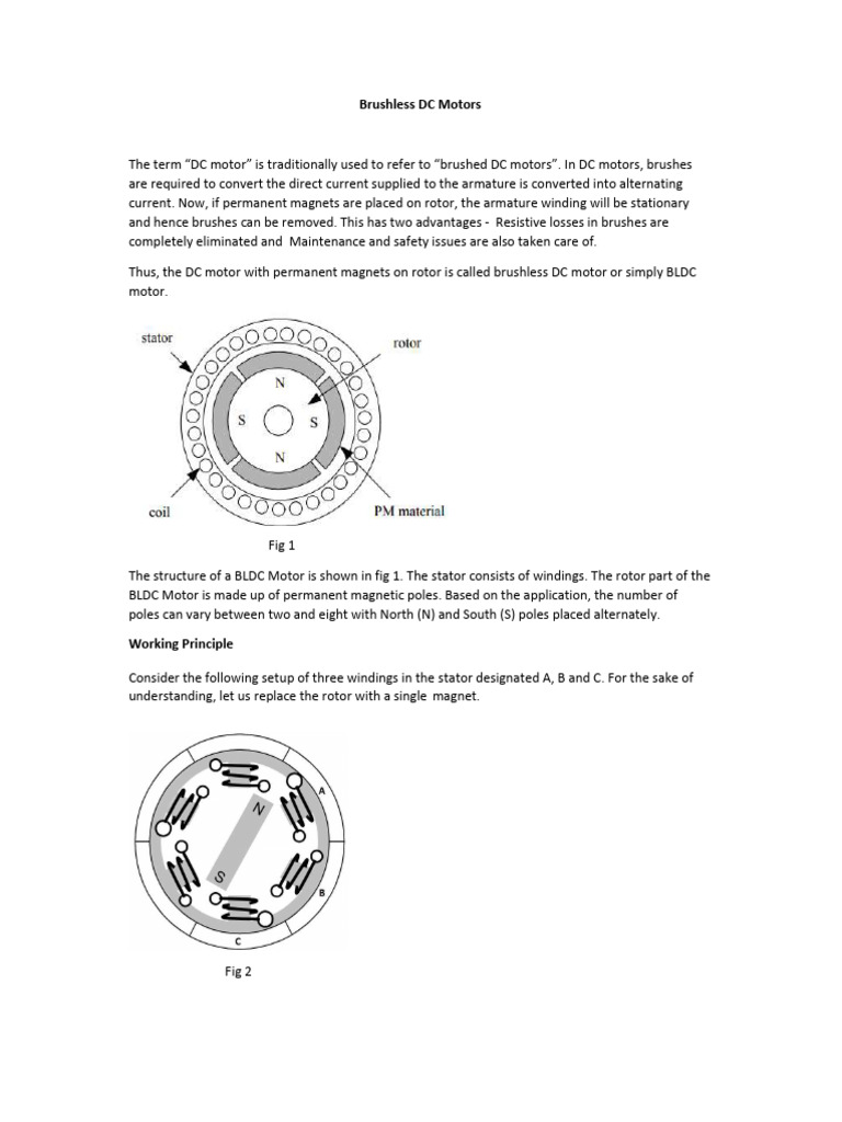 Understanding Brushless DC Motors | PDF
