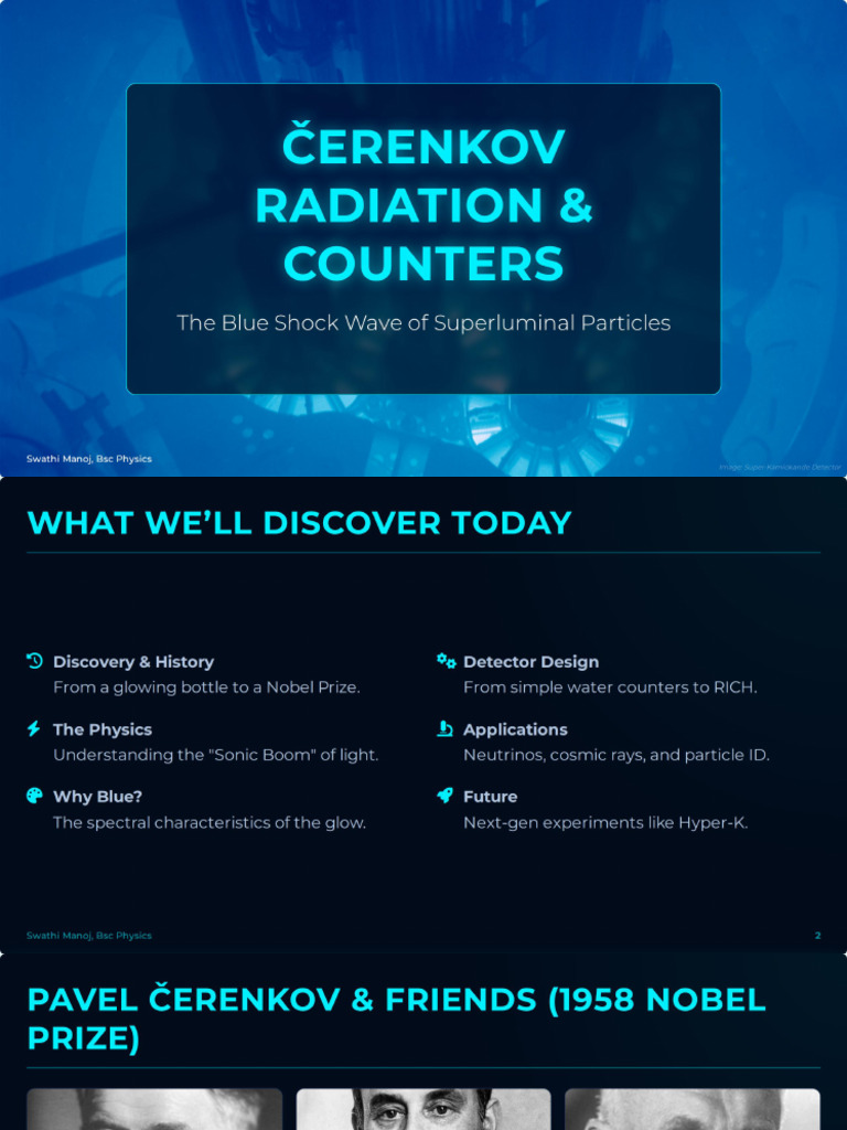 Čerenkov Radiation & Counters | PDF