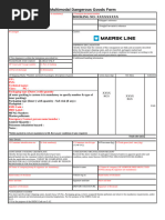Multimodal Dangerous Goods Declaration | PDF | Dangerous Goods | Supply ...