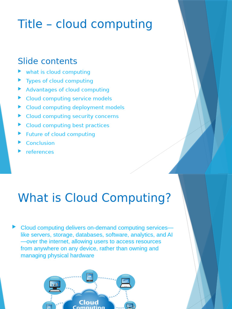 Class 9 Cloud Computing | PDF