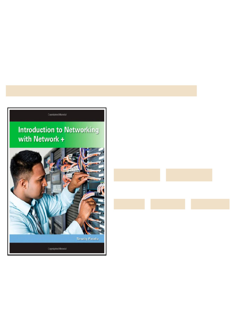 Introduction to Networking with Network 1st Edition Timothy Pintello ...