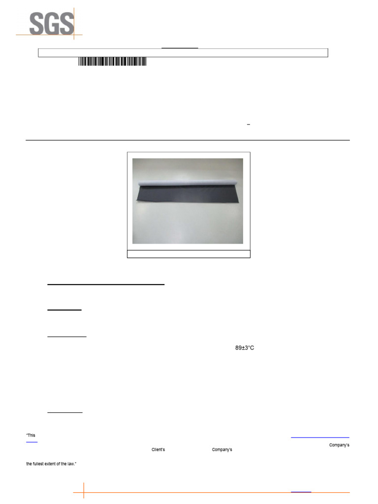 PVC Leather Color Fastness Test Report | PDF