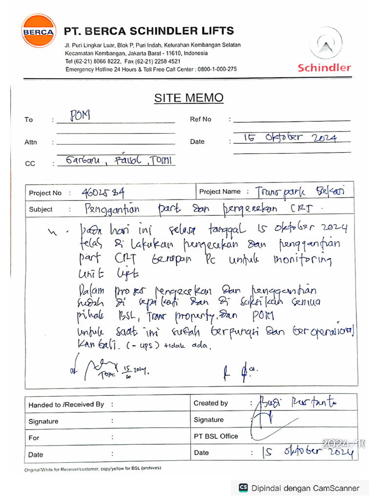 BA Closing Defect Supervisori (CRT) | PDF