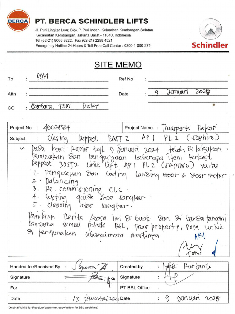 Closing Defect BAST 2 AP.1 PL.2 | PDF