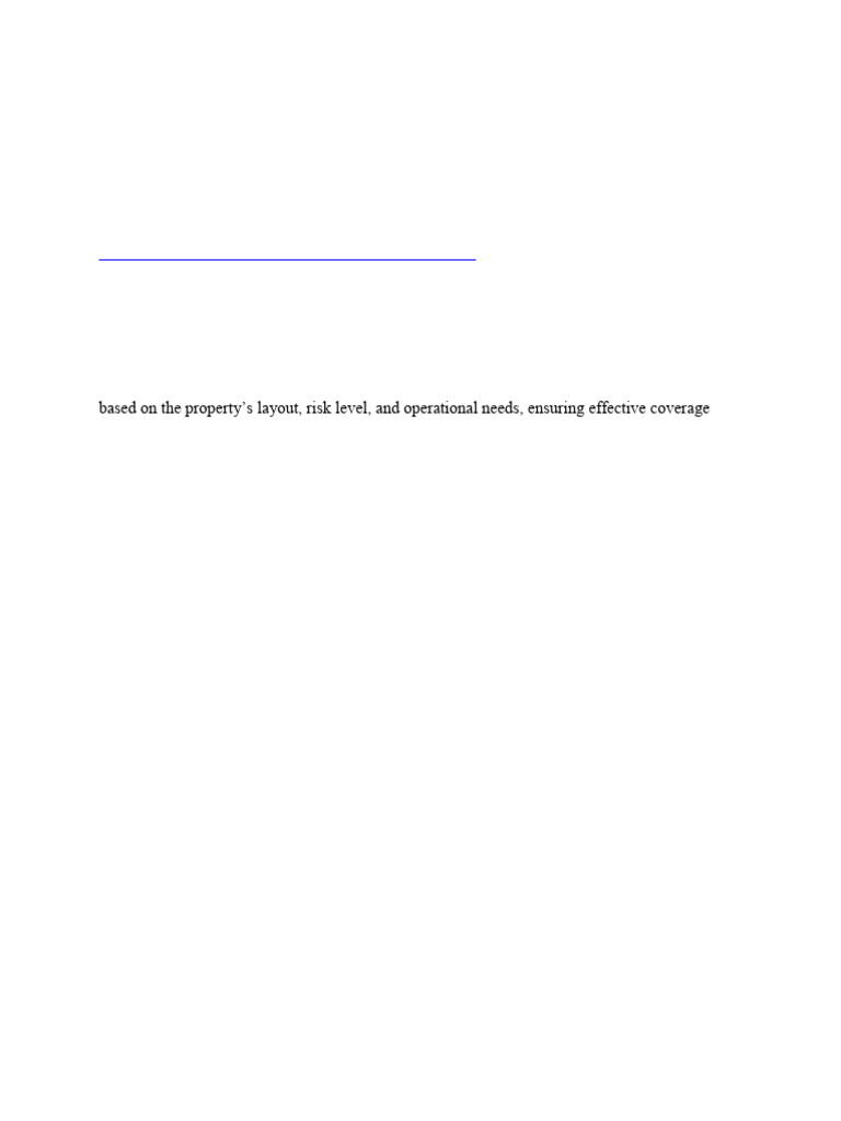 On-Site Security Solutions Overview | PDF