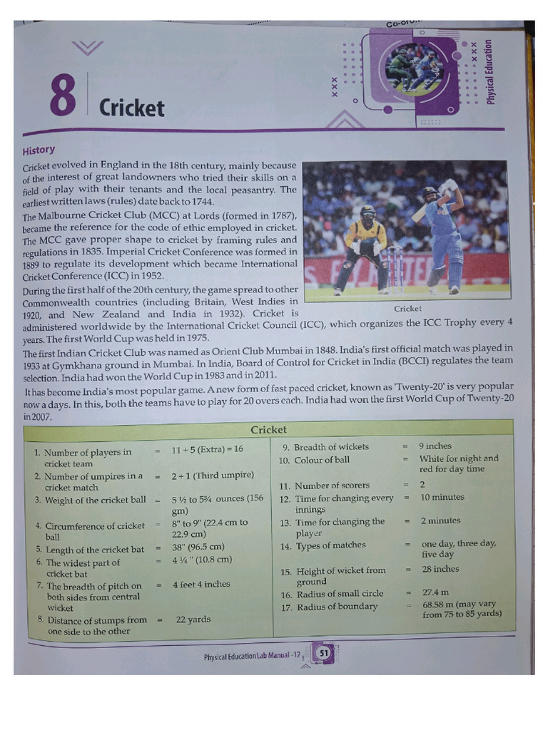 Cricket. 08 | PDF