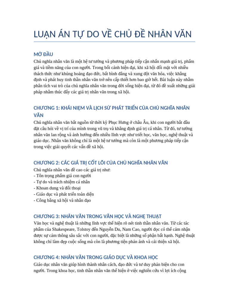Luan an Nhan Van | PDF