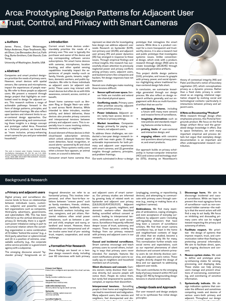 Designing Inclusive Smart Cameras | PDF | Privacy | Camera