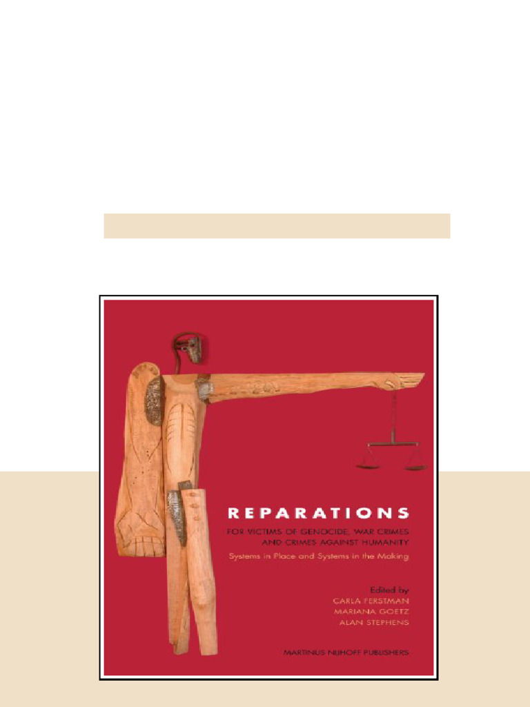 Reparations For Victims Of Genocide War Crimes And Crimes Against ...