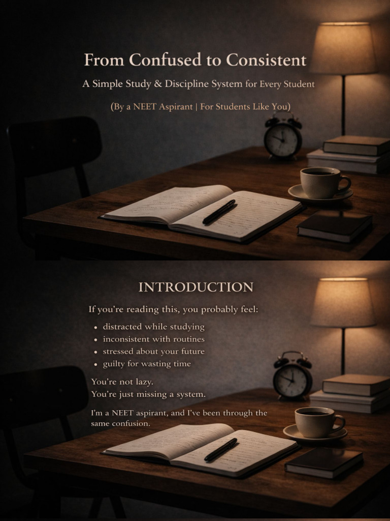 A Simple Study & Life Discipline System For Students | PDF