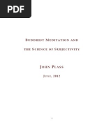 Download John Plass - Buddhist Meditation and the Science of Subjectivity by John C Plass SN97541666 doc pdf