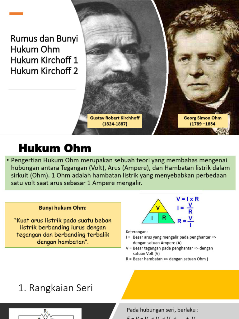Hukum Ohm dan Kirchhoff dalam Rangkaian Listrik | PDF