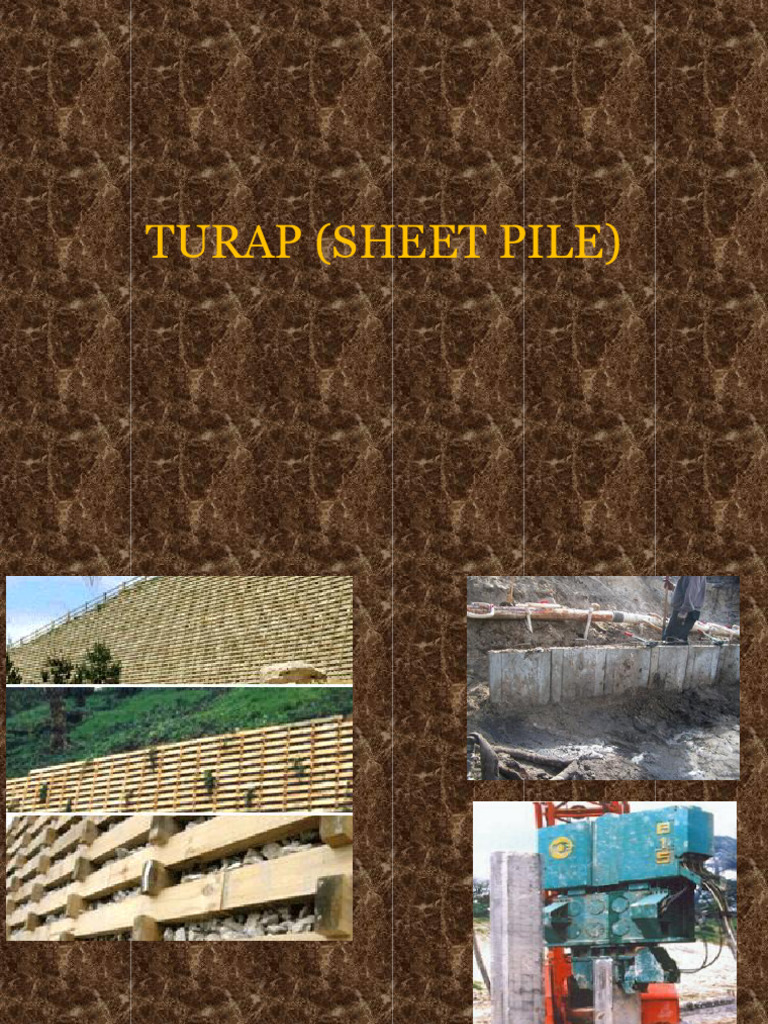 Turap (Sheetpile) | PDF