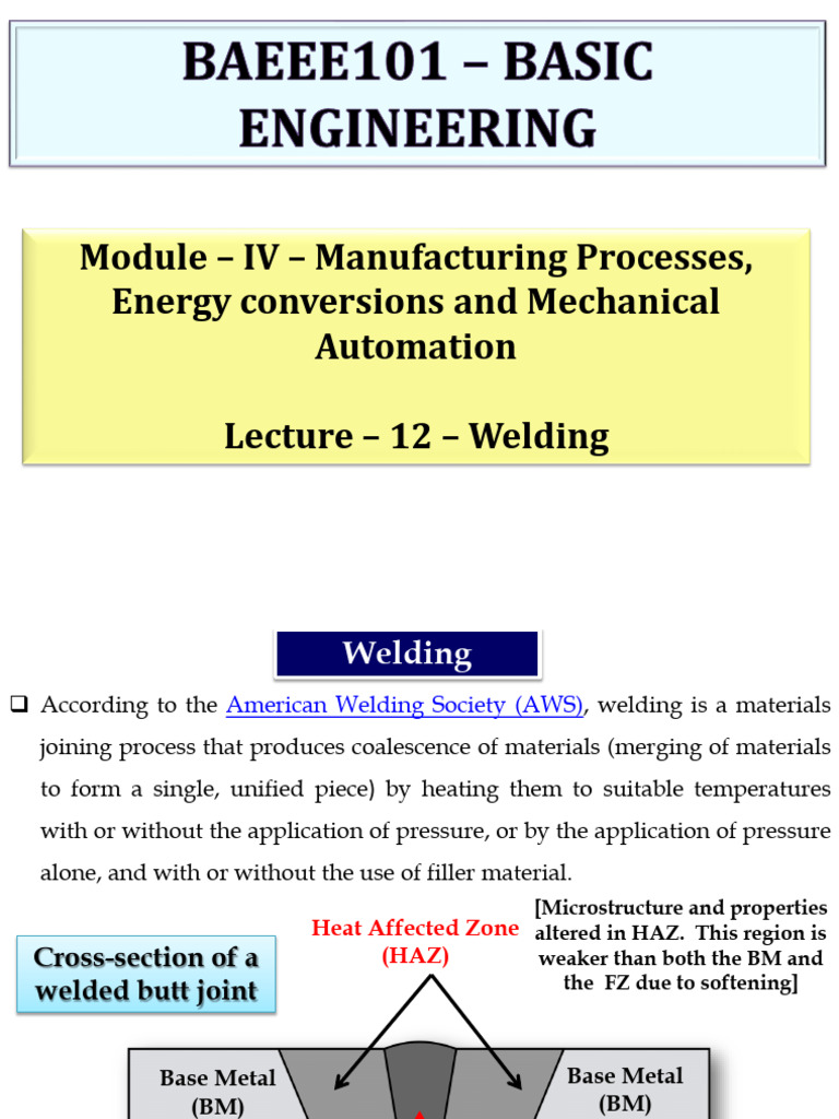 Welding Processes and Techniques Guide | PDF | Welding | Construction