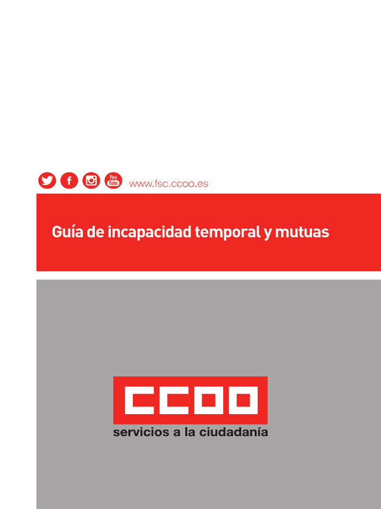 Guía sobre Incapacidad Temporal y Mutuas | PDF | Organización mutua ...