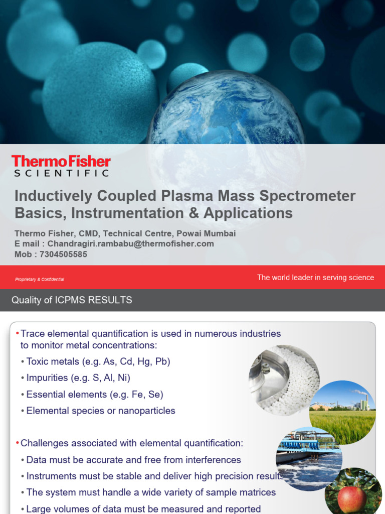 ICP-MS: Principles and Applications Guide | PDF | Mass Spectrometry ...