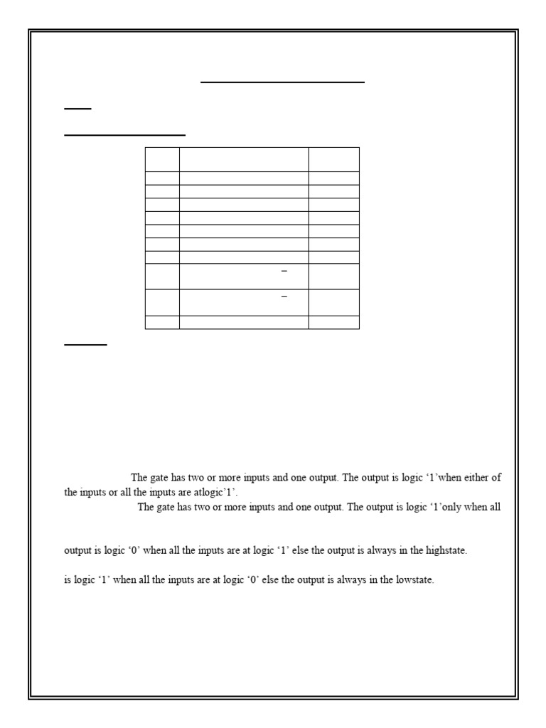 BECL305 - A&DSD Lab Manual - First Cycle | PDF | Logic Gate ...