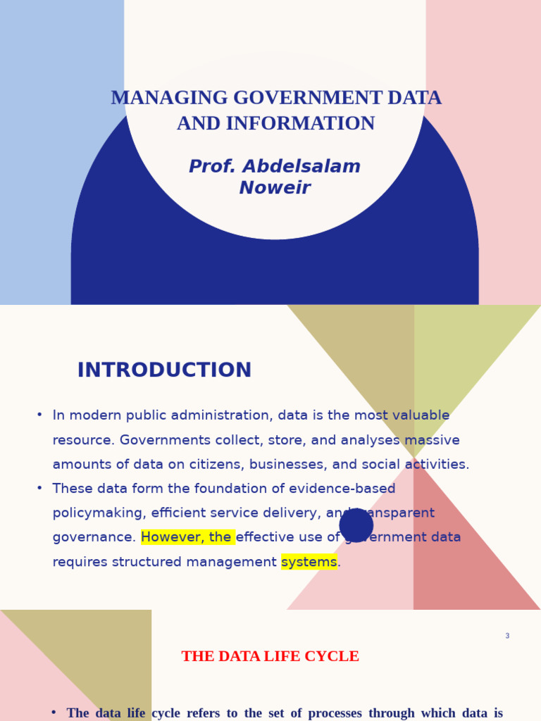 Effective Government Data Management | PDF | Privacy | Data