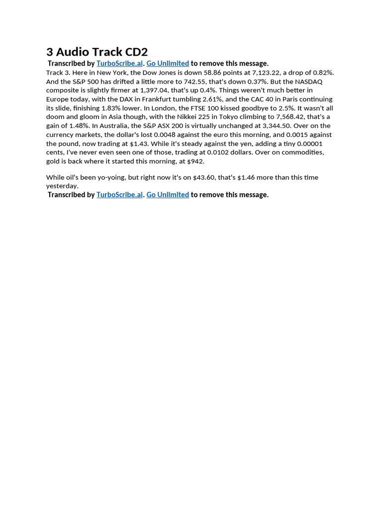 3 Audio Track CD2 | PDF