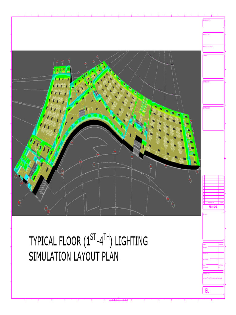 1st-4th Floor Lighting Plan Details | PDF