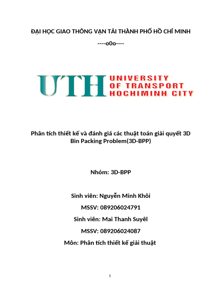 3D-BPP_Report | PDF