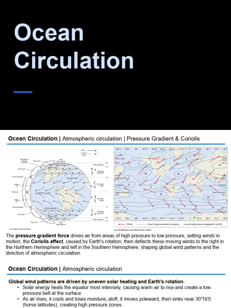 Understanding Ocean and Atmospheric Circulation | PDF | Atmospheric ...