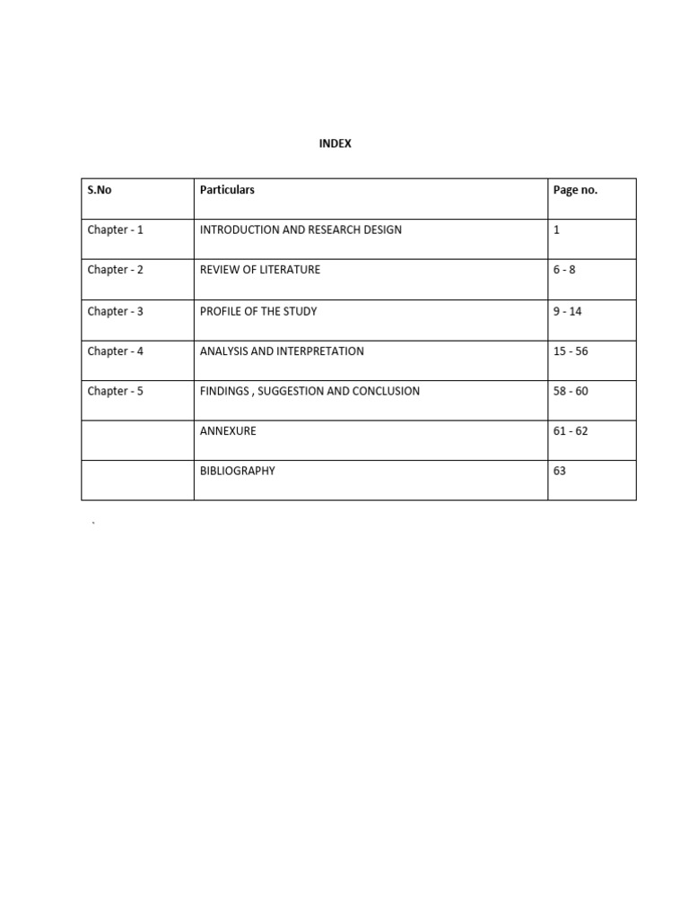 Research Design and Findings Overview | PDF