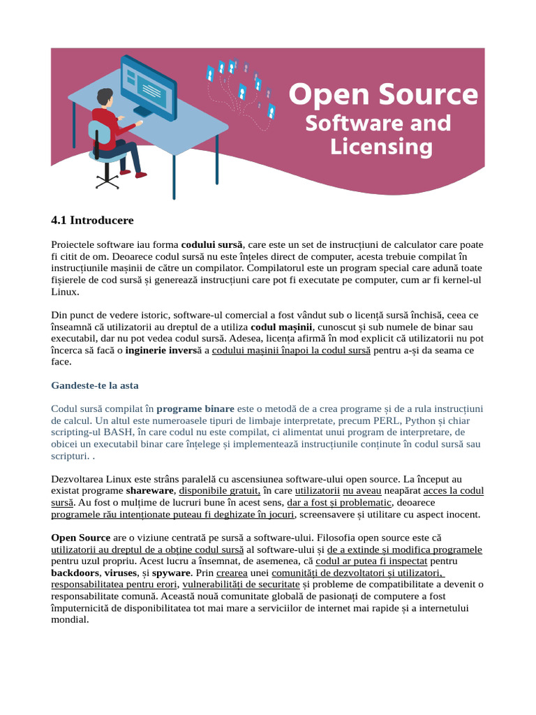NDG Linux Essentials - Chapter 04 - Open Source Software and Licensing ...