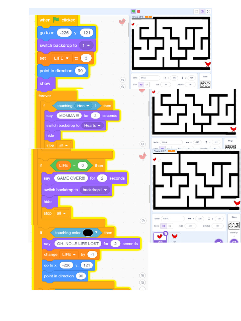 Chick and Hen Game Code | PDF