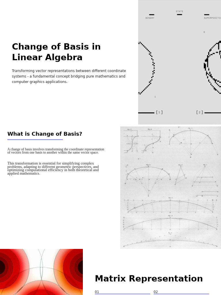 Change of Basis in Linear Algebra | PDF | Matrix (Mathematics) | 2 D ...