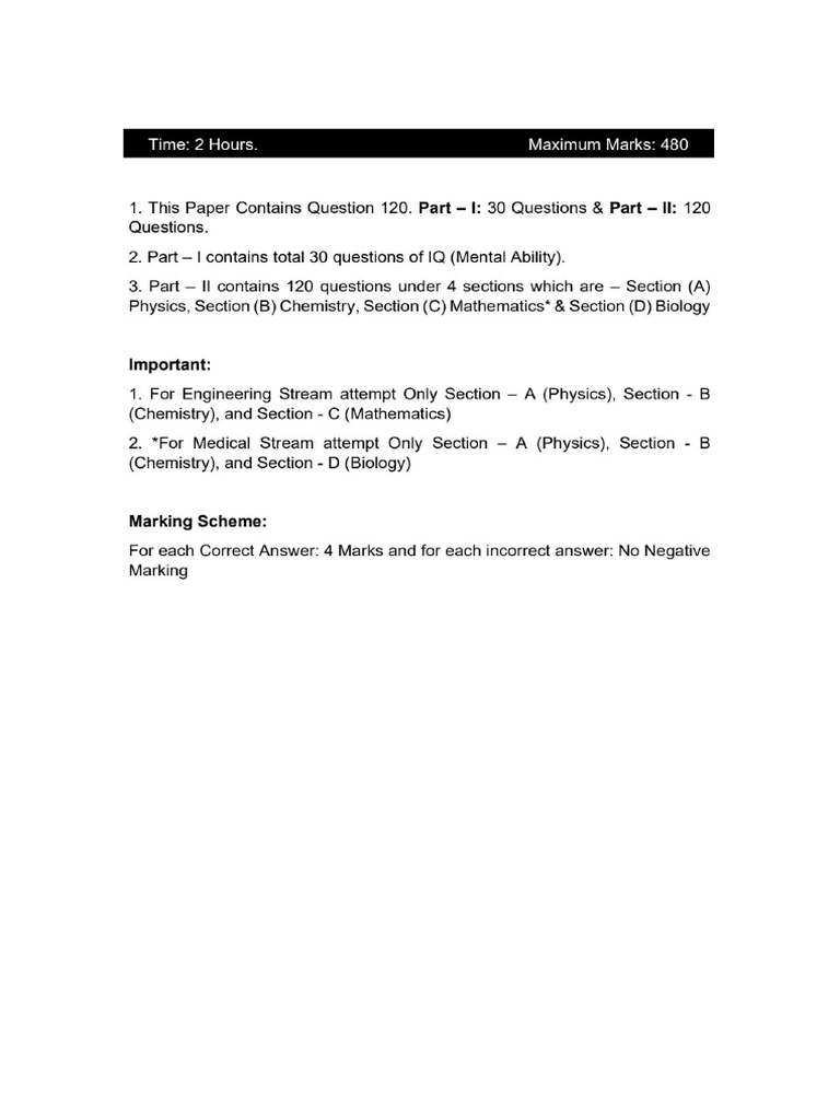 Model Question Paper | PDF