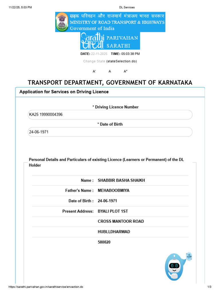 DL Services | PDF | Driver's License | Vehicles