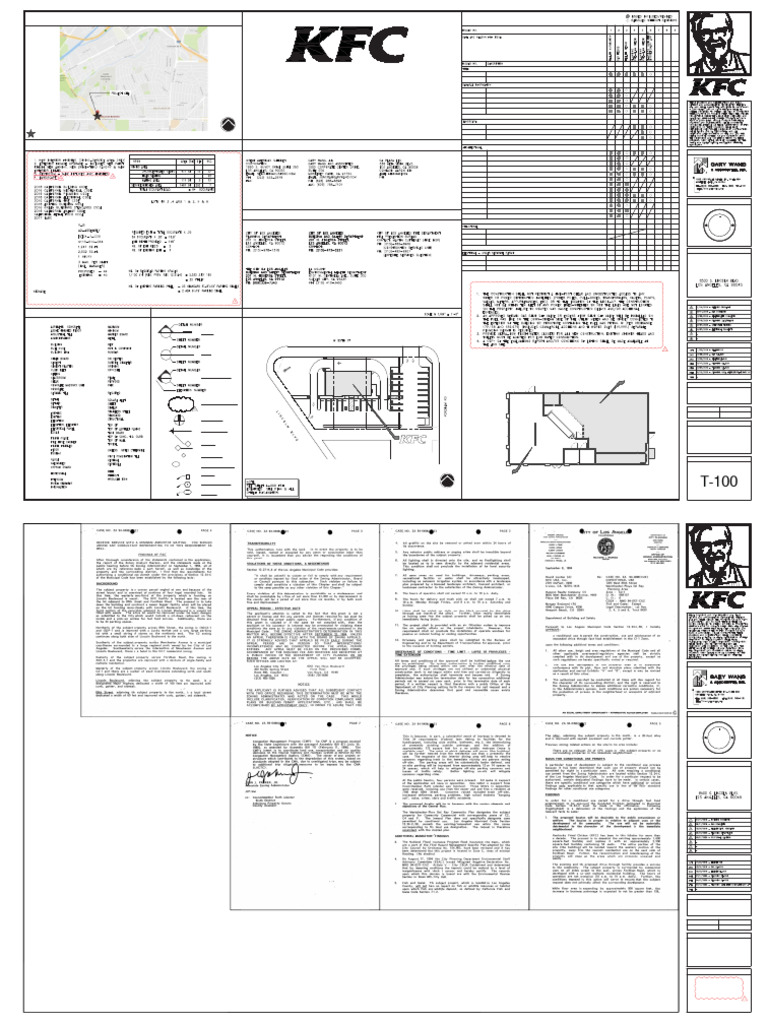 KFC Restaurant Renovation Plans | PDF