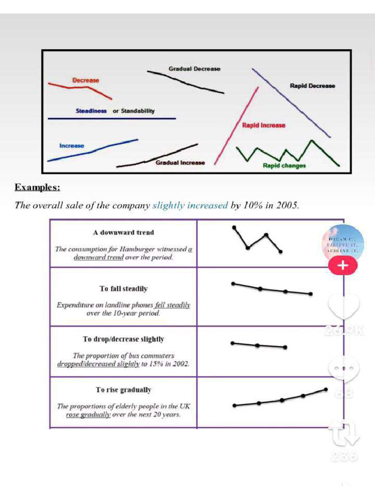Vocabulary For Charts | PDF