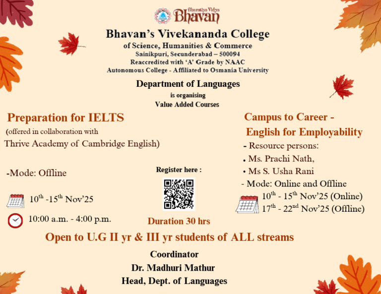 VACs Dept. of Languages | PDF