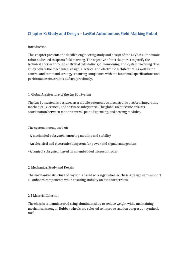Chapter Study and Design LayBot Engineer Level | PDF | Robot | Robotics