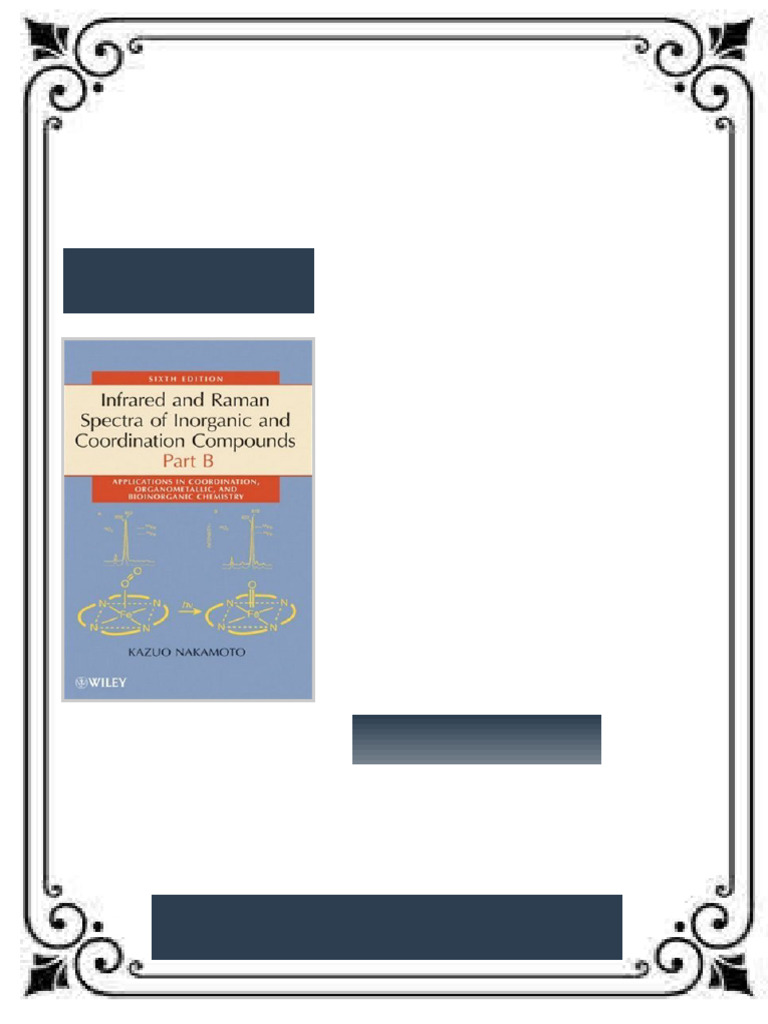 Infrared and Raman Spectra of Inorganic and Coordination Compounds Part ...