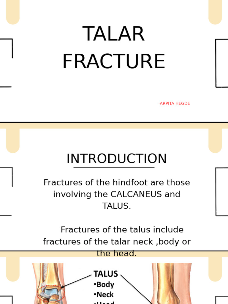 Talar fracture seminar_20250224_110014_0000 | PDF | Surgical ...